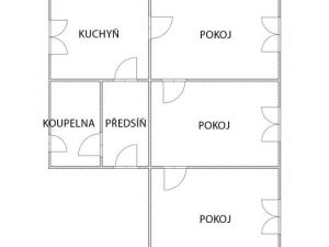 Prodej bytu 3+1, Otovice, 71 m2