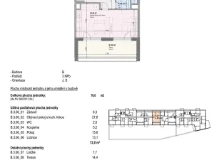 Prodej bytu 3+kk, Brno, Kalová, 77 m2