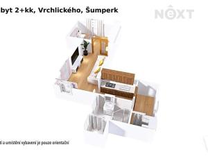 Prodej bytu 2+kk, Šumperk, Vrchlického, 50 m2