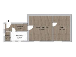 Prodej bytu 2+kk, Ostrava, Na Jánské, 62 m2