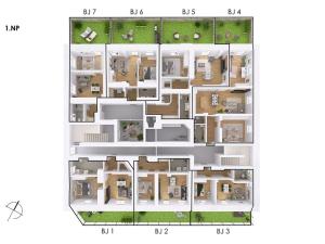 Prodej bytu 2+kk, Postupice, Blanická, 67 m2