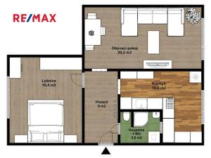 Prodej bytu 2+1, Plzeň, Komenského, 60 m2