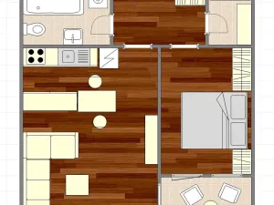 Prodej bytu 2+kk, Praha - Kyje, Farkašova, 48 m2