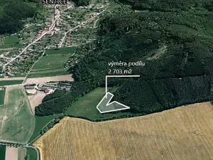 Prodej podílu pole, Sentice, 2703 m2