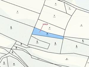 Dražba pozemku, Kněžnice, 631 m2