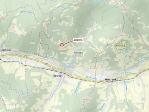 Dražba lesa, Hovězí, 680 m2