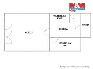 Pronájem bytu 1+kk, Brno - Královo Pole, Herčíkova, 29 m2