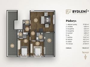 Prodej bytu 3+kk, Teplice, U Nových lázní, 92 m2