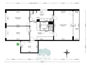 Prodej bytu 3+1, Praha - Záběhlice, Choceradská, 81 m2
