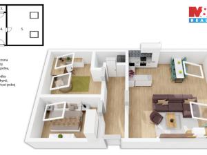 Prodej bytu 3+kk, Kladno - Kročehlavy, Generála Selnera, 84 m2