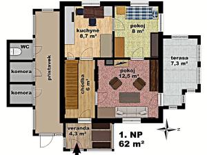 Prodej chaty, Vrané nad Vltavou, Nad Statkem, 105 m2