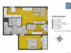 Prodej bytu 3+1, Praha - Újezd nad Lesy, Žárovická, 68 m2