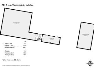 Prodej vícegeneračního domu, Netolice, Václavská, 100 m2