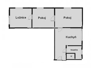 Prodej bytu 3+1, Litoměřice - Předměstí, Křížová, 84 m2