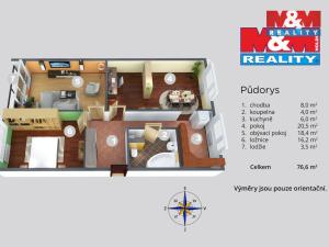 Prodej bytu 3+1, Varnsdorf, Pražská, 81 m2