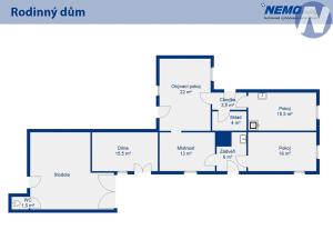 Prodej rodinného domu, Dub, 97 m2