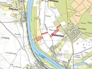 Prodej podílu pole, Vědomice, 7629 m2