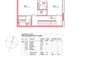 Pronájem bytu 4+1, Praha - Chodov, 250 m2