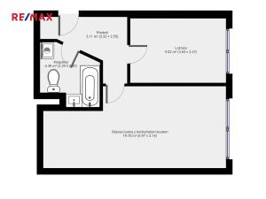 Pronájem bytu 2+kk, Příbram, Nádražní, 41 m2