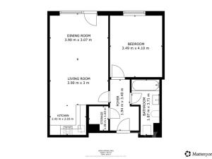 Pronájem bytu 2+kk, Praha - Prosek, Čakovická, 55 m2