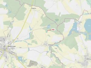 Dražba lesa, Trhové Sviny, 2498 m2