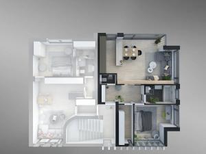 Pronájem bytu 2+kk, Praha - Zličín, Na Radosti, 67 m2