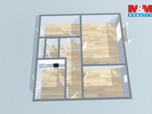 Prodej bytu 3+1, Uhlířské Janovice, 1. máje, 70 m2