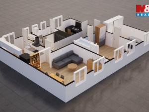 Prodej bytu 4+1, Děčín - Děčín I-Děčín, Nerudova, 94 m2