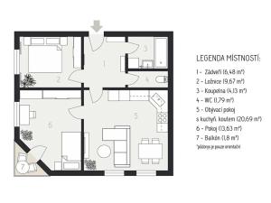 Prodej bytu 3+kk, Česká Třebová, Moravská, 56 m2