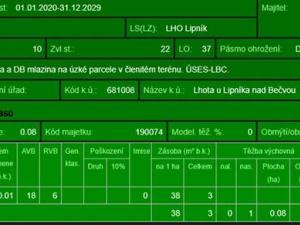 Prodej lesa, Lhota, 6286 m2
