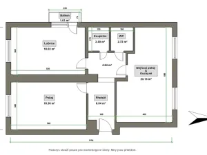 Pronájem bytu 3+1, Zlín, třída Tomáše Bati, 76 m2
