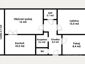 Prodej bytu 3+1, Slaný, Otakara Jaroše, 63 m2