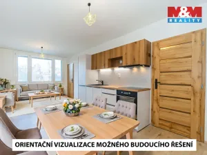 Prodej bytu 2+kk, Pardubice, K Polabinám, 43 m2