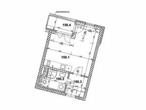 Pronájem bytu 1+kk, Praha - Chodov, Šternovská, 30 m2
