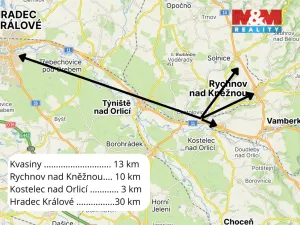 Pronájem bytu 1+1, Častolovice, Školská, 45 m2