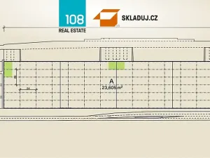 Pronájem skladu, Ledce, 5000 m2