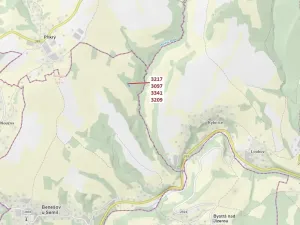 Dražba lesa, Benešov u Semil, 1649 m2