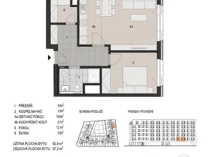 Prodej bytu 2+kk, Plzeň, 57 m2