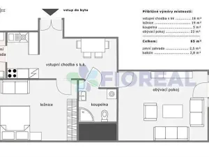 Pronájem bytu 2+1, Praha - Vinohrady, Korunní, 70 m2