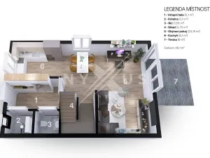 Prodej rodinného domu, Králův Dvůr, Větrná, 80 m2