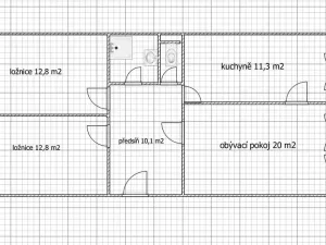 Prodej bytu 3+1, Praha - Zbraslav, Ke Kamínce, 71 m2