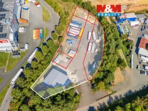 Pronájem komerčního pozemku, Plzeň - Černice, 1500 m2