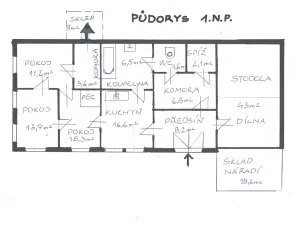 Prodej rodinného domu, Drslavice, 86 m2