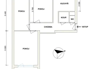 Prodej bytu 3+1, Havířov - Podlesí, Kmochova, 63 m2