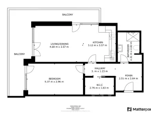 Pronájem bytu 2+kk, Praha - Letňany, Pavla Beneše, 65 m2