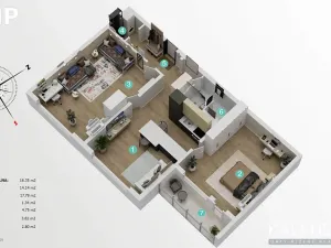 Prodej bytu 3+kk, Hradec Králové, Durychova, 59 m2