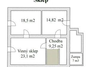 Prodej rodinného domu, Koroužné, 275 m2