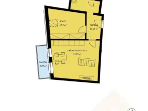 Prodej bytu 2+kk, Třešť, Wolkerova, 55 m2