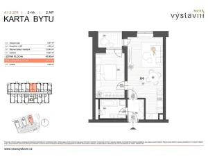 Prodej bytu 2+kk, Ostrava, Výstavní, 47 m2