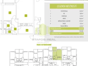 Pronájem bytu 2+kk, Olomouc, Janského, 59 m2